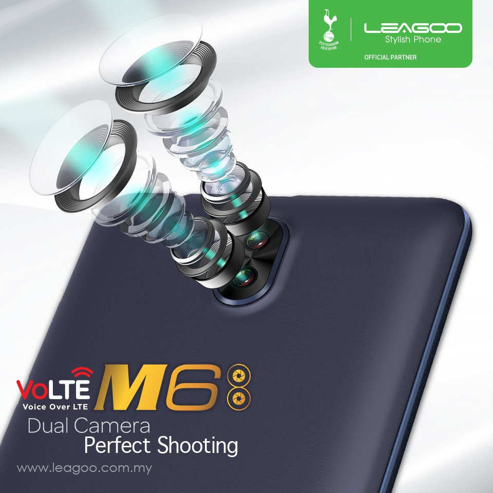 Equipped with Dual Rear Camera and 4G LTE Connectivity with VoLTE for just RM254 only‼️ Go to SHOPEE: www.tomtop.com and get your voucher for every purchase of Leagoo M6 for more discount‼️ Do not hesitate to contact us at www.wasap.my/60167743837/M6... ✨ 5.5 INCH HD IPS Display