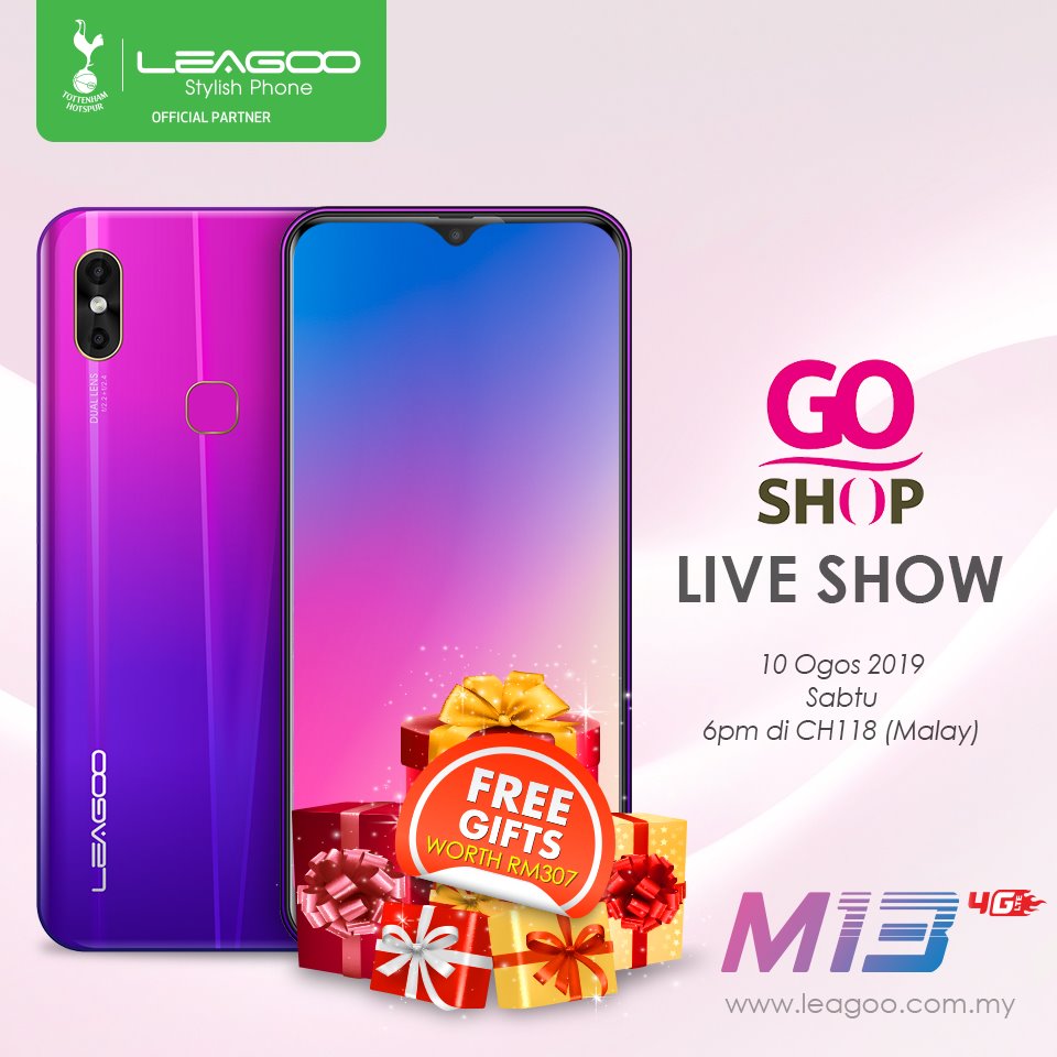 PROMOSI HEBAT EKSLUSIF DARI ASTRO GO SHOP📣‼️ Miliki LEAGOO M13 dengan HARGA MENARIK dan PERCUMA HADIAH EKSLUSIF Bernilai RM307🎁🎁‼️ SIARAN LANGSUNG: 10 OGOS 2019 (SABTU)...