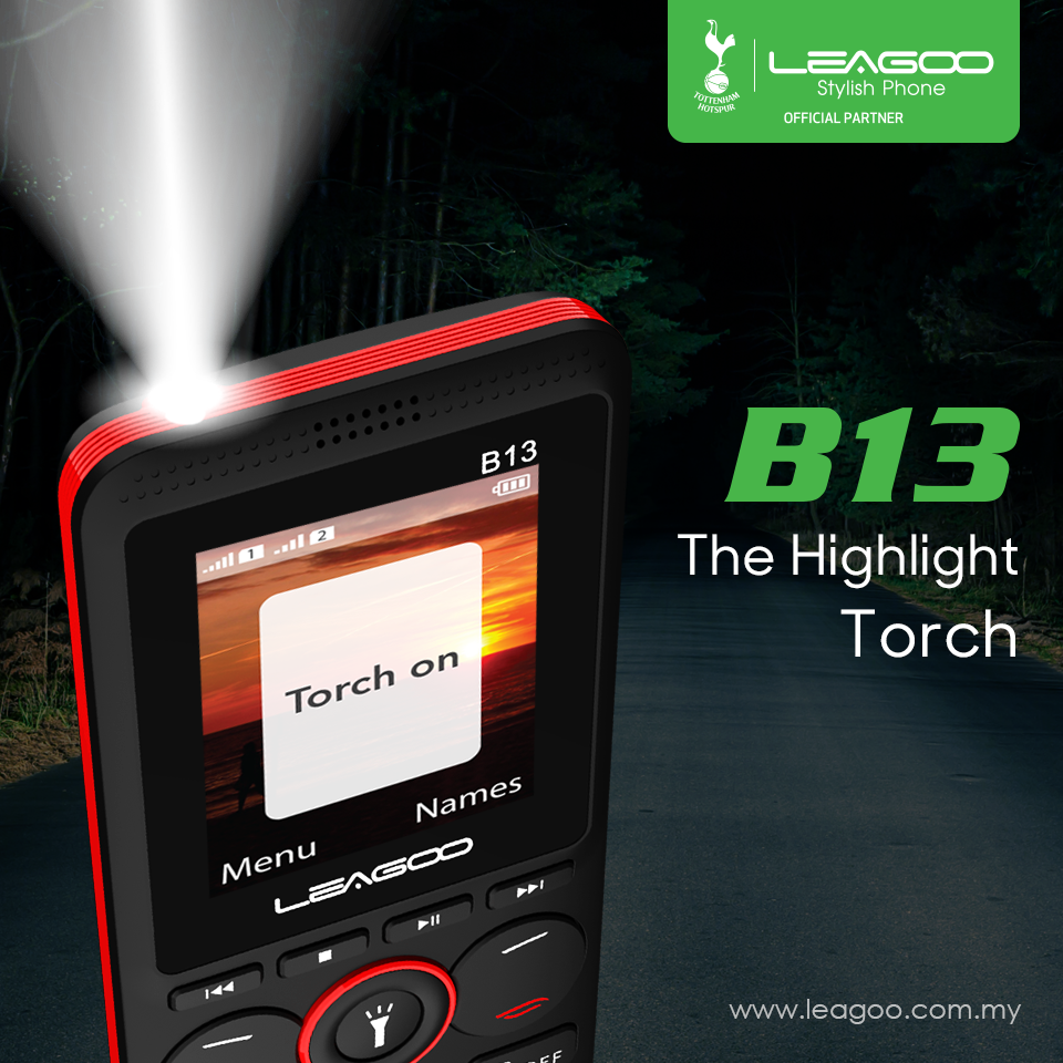 Searching for light? Press the torch key of Leagoo B13 for light source, it’s always there when you need it‼️ Only for RM79, you will really need to get it before it runs out of stock‼️ Shop at LAZADA: www.tomtop.com Hurry, kindly WhatsApp us for more details at www.wasap.my/60167743837/B13 💥 1.8-inch display