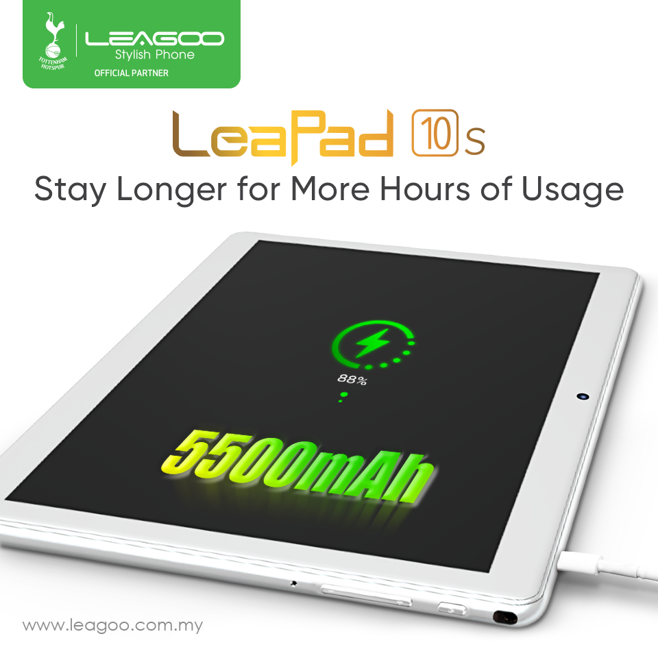 Standby with your tablet that supplied with 5,500mAh #HugeBattery, that gives you more time and hours to complete all your task. This is Leapad 10s for 🌟🌟RM399🌟🌟 Only (RRP RM499) and get #ExclusiveFreeGifts 🎁🎁 with your purchase‼️ Main Features:...