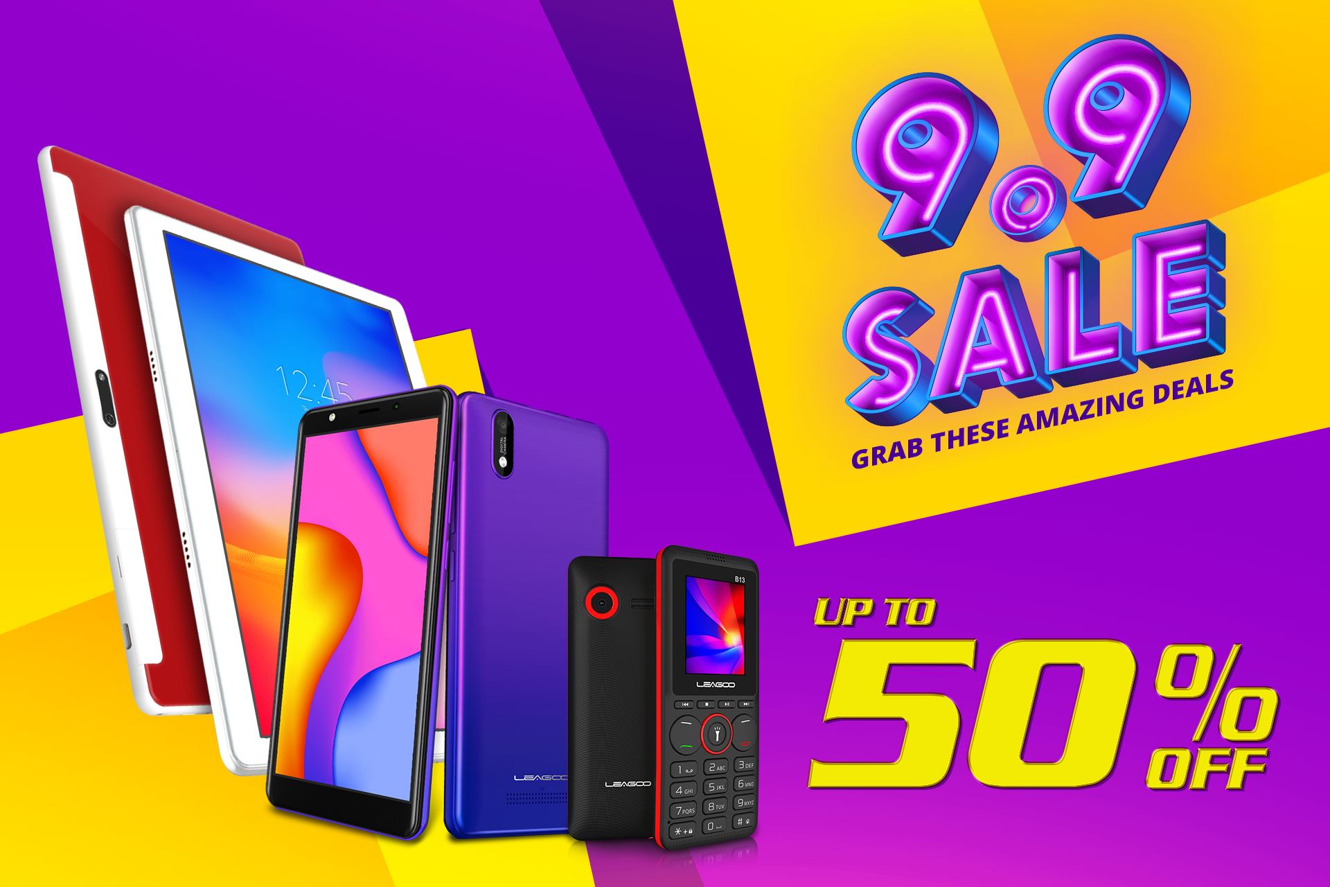 9.9 SALE IS BACK WITH #GREATDISCOUNT JUST FOR YOU💥💥 Enjoy this 9.9 ONE DAY SALE with countless amazing deals special for you🤩🤩 With #Discount up to 50% #OFF, you would not miss this #HugePromotion!! So, do not forget to grab these deals on this date!!... B13 RM99 – RM49