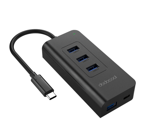 #Dodocool USB-C to 4-Port USB 3.0 Hub with PD adds 4 USB ports to your USB-C laptop. Truly plug and play and no driver required😎