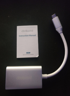 #Dodocool USB-C to HD Output Adapter is thin, lightweight and compact. It allows you to mirror or extend your display to HDMI-enabled TV or projector. It's the perfect accessory to carry with your USB-C laptops.