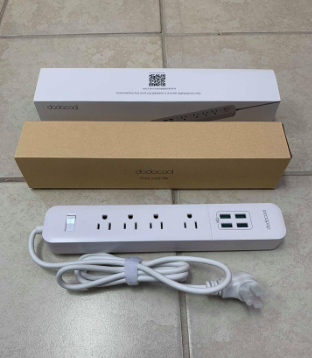 #Dodocool 4-outlet Surge Protector Power Strip is so easy to use with power on or off several electronics at a push of the power switch. You will know the on/off status at a glance at the LED indicator.