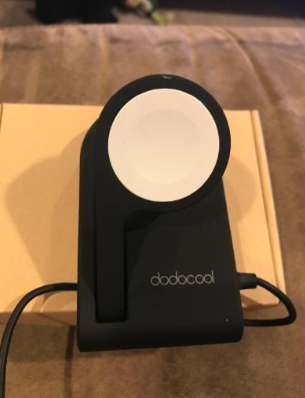 #Dodocool Magnetic Charging Dock Holder Stand for Apple Watch is very easy to use. Just take it out of the box and plug it in. The surface is smooth. You can easily change the degree angle of your watch.