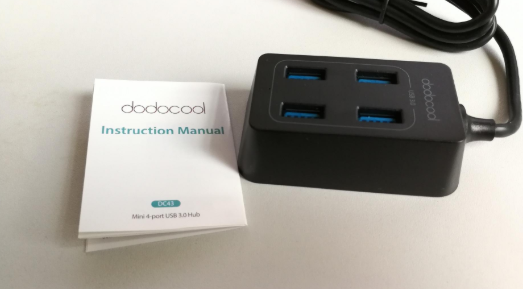 #Dodocool Mini Portable 4-Port USB Hub supports hot swapping function. 1m USB 3.0 cable makes it especially convenient to connect USB devices to hard-to-reach USB ports on desktop computers.