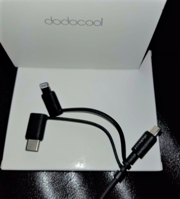 #Dodocool MFi Certified Micro-USB to USB 2.0 Cable has a 3-in-1 design. It can charge and sync any device that comes with a Micro-USB port, Lightning port or USB-C port. 