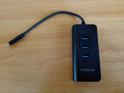 #Dodocool 4-Port USB 3.0 Hub with PD instantly adds 4 USB ports to your USB-C laptop. It also has a USB-C charging port. 