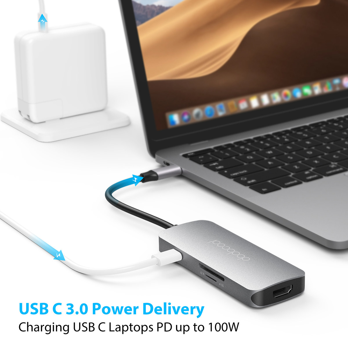 #dodocool 7-in-1 Multifunction USB-C Hub with Power Delivery is an ideal solution for laptops and other devices with an available USB-C PD port.🥰