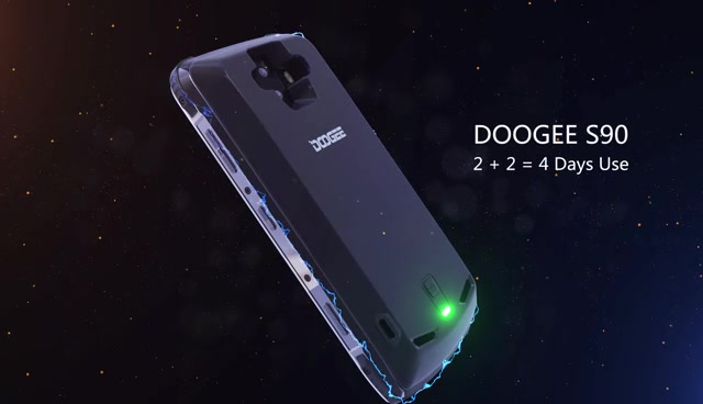 5050mAh Capacity +5000mAh Power Module = 10050mAh Battery Monster S90 #DOOGEE #S90 #PowerModule