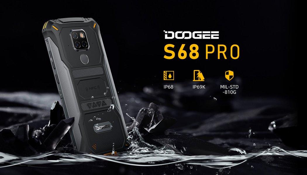 The new rugged phone #S68Pro# with Helio P70 processor. The sturdy appearance and performance can break everything,  defend all accidents and bring a feeling of security beyond imagination.