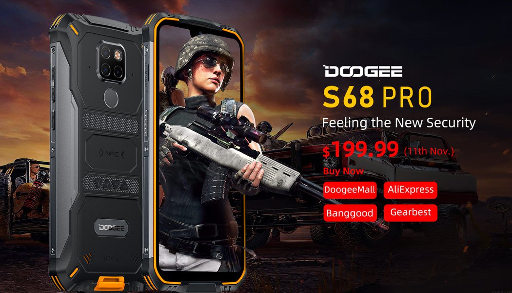 #DoogeeS68Pro kills all rugged phones in price and performance.