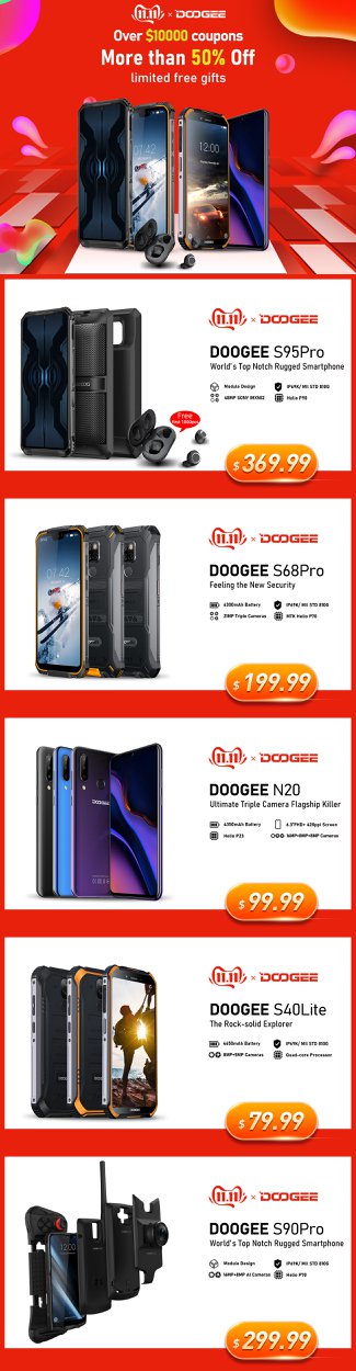 Today, the world celebrates International Shopping Day. DOOGEE is in a hurry to congratulate you on the holiday of long-awaited and useful purchases with a profitable promotion. Only today, 11.11, you can purchase a #DOOGEE smartphone at the most attractive price. 