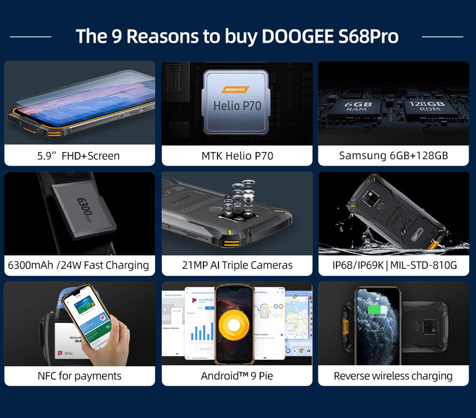 The 9 Reasons buy #DOOGEES68Pro