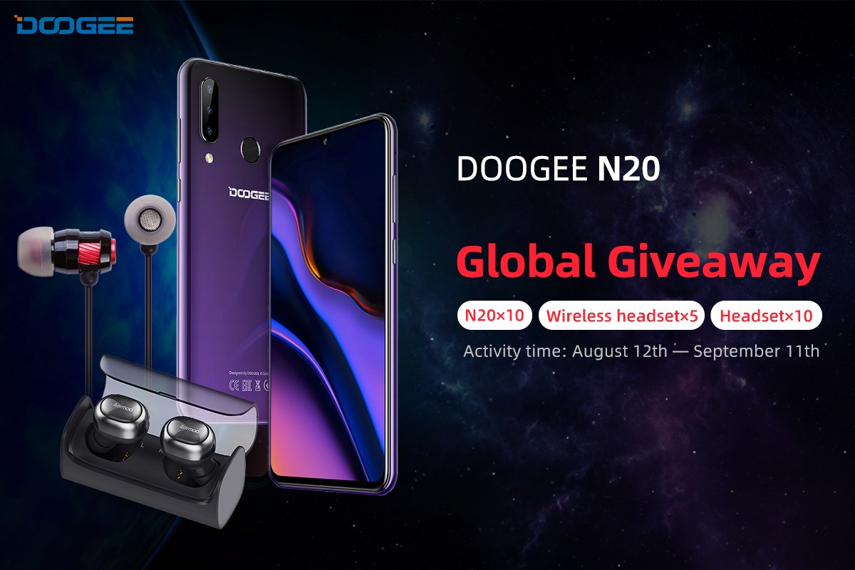 Attention, #Doogee #giveaway! Win the10 Free #doogee Smartphones and 15 free #earphones. Don’t Miss it.　