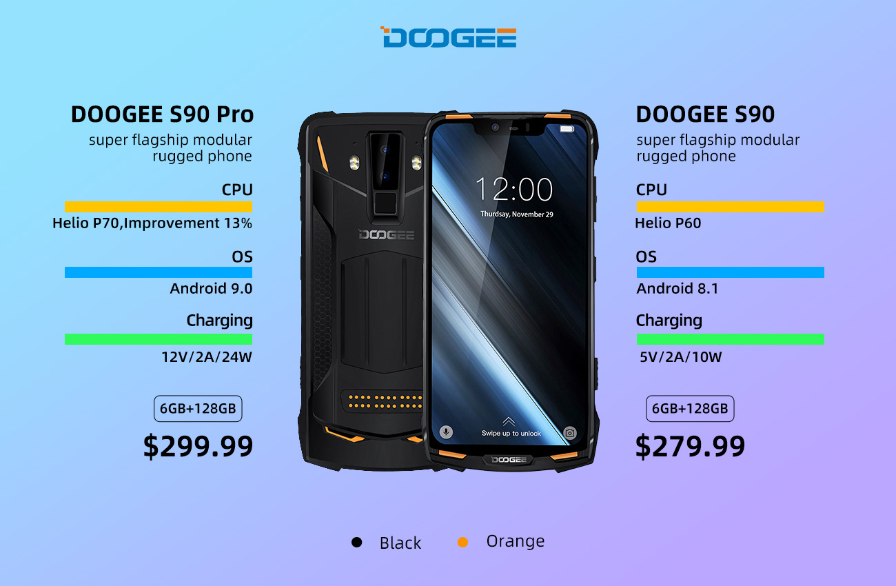 Doogee S90 and S90 Pro rugged phone are on sale.