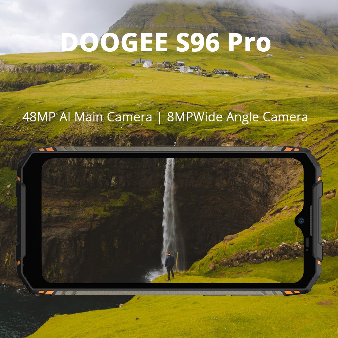 😉Creativity on the go  If you are a photographer who loves outdoors, climbing, and alpinism, 📲#doogee #S96 PRO will satisfy your needs. Comes with 4 solid 📷camera which is '48 MP AI Main Camera' '20MP Night Vision Camera' 'Wide Angle Camera' 'Macro Camera' 👉Go grab one now🛒 www.tomtop.com