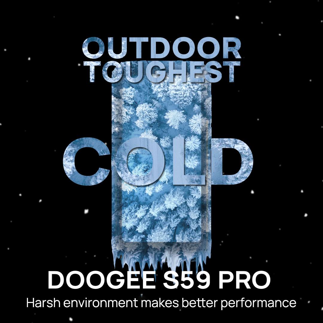 THE ARTIC WARRIOR🥶 When the #temperature drops to extreme #freezing #cold -55℃ the #DOOGEE_S59PRO uses incredible mechanisms to stay strong. Click to learn more🛒www.tomtop.com