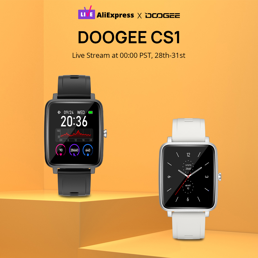 Today, We will also be picking one fan during our live streaming to give away a CS1 smartwatch! The winning rate is very high, don't miss it!⌚ Join us📲  bit.ly/38yx5MR