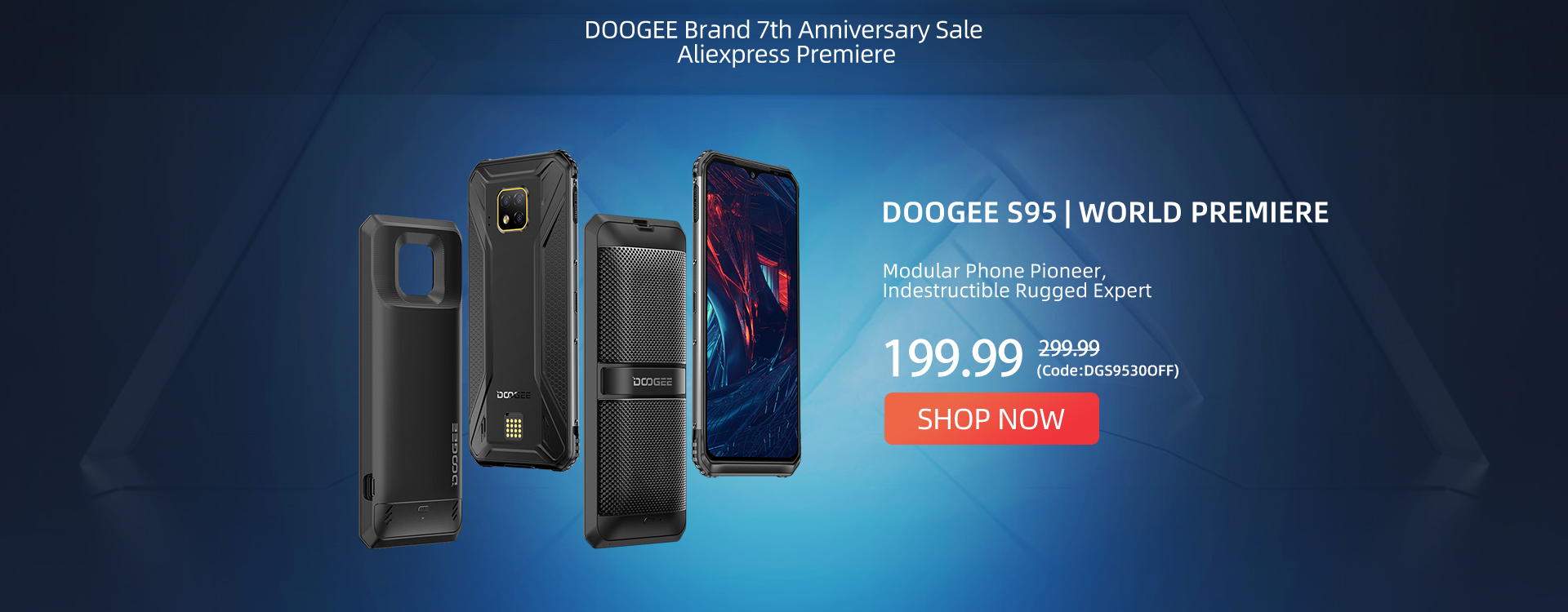 #DoogeeS95 will be on sale tomorrow and you can buy for $ 199.99 with a discount coupon