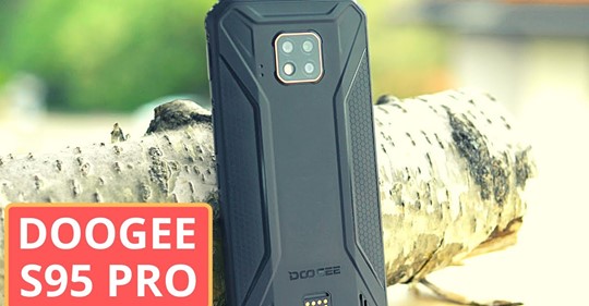 #DoogeeS95Pro Rugged Phone, Helio P90 Octa-Core 8 GoRAM+ 128 Go ROM 4G Full Netcom, Triple Camera 48MP, 5150mAh, Android 9.0 IP68 Smartphone Waterproof, 6,3 inch FHD+, NFC