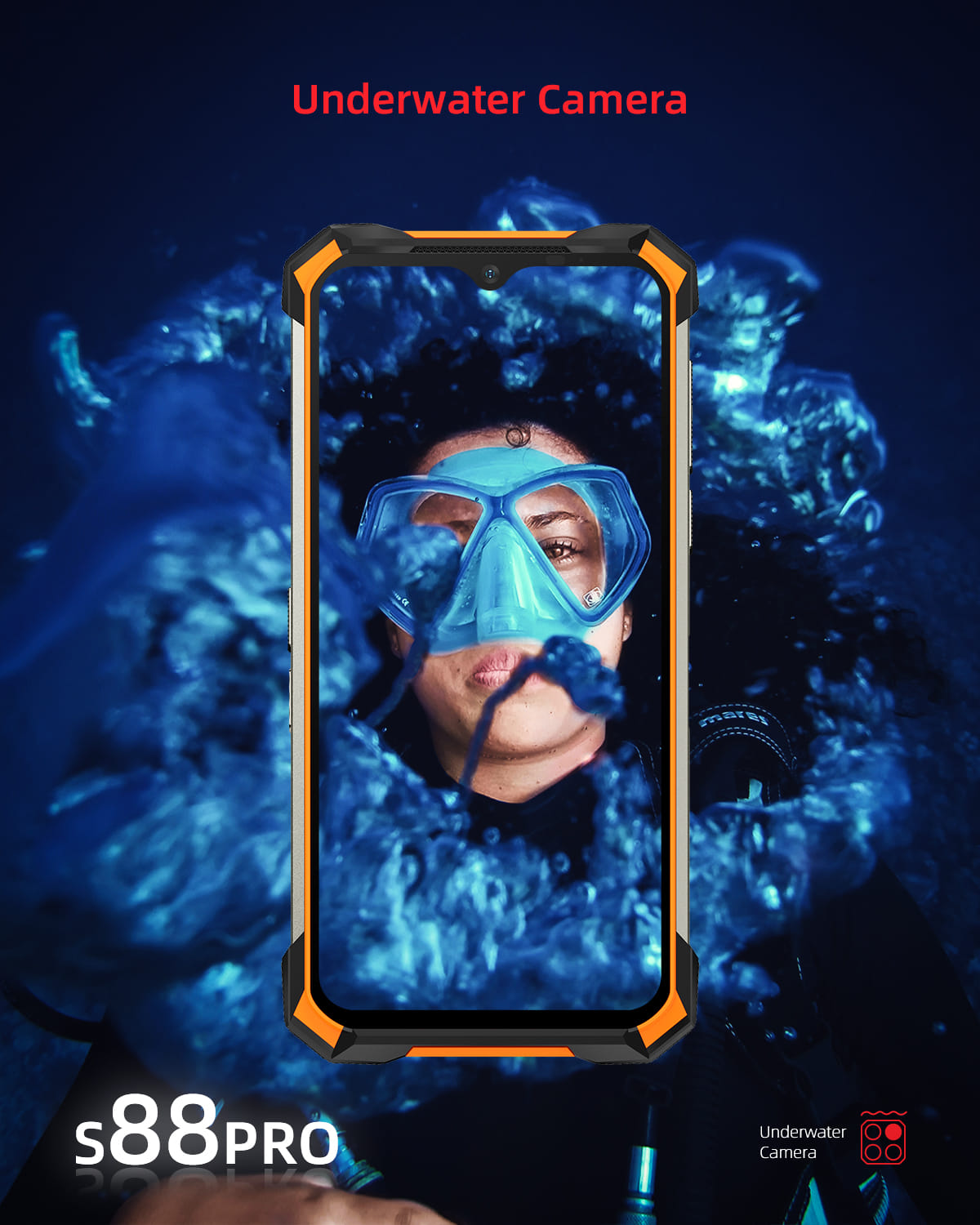 The #DoogeeS88Pro Rugged Phone You'll get pictures in water. Don't you want to test it?