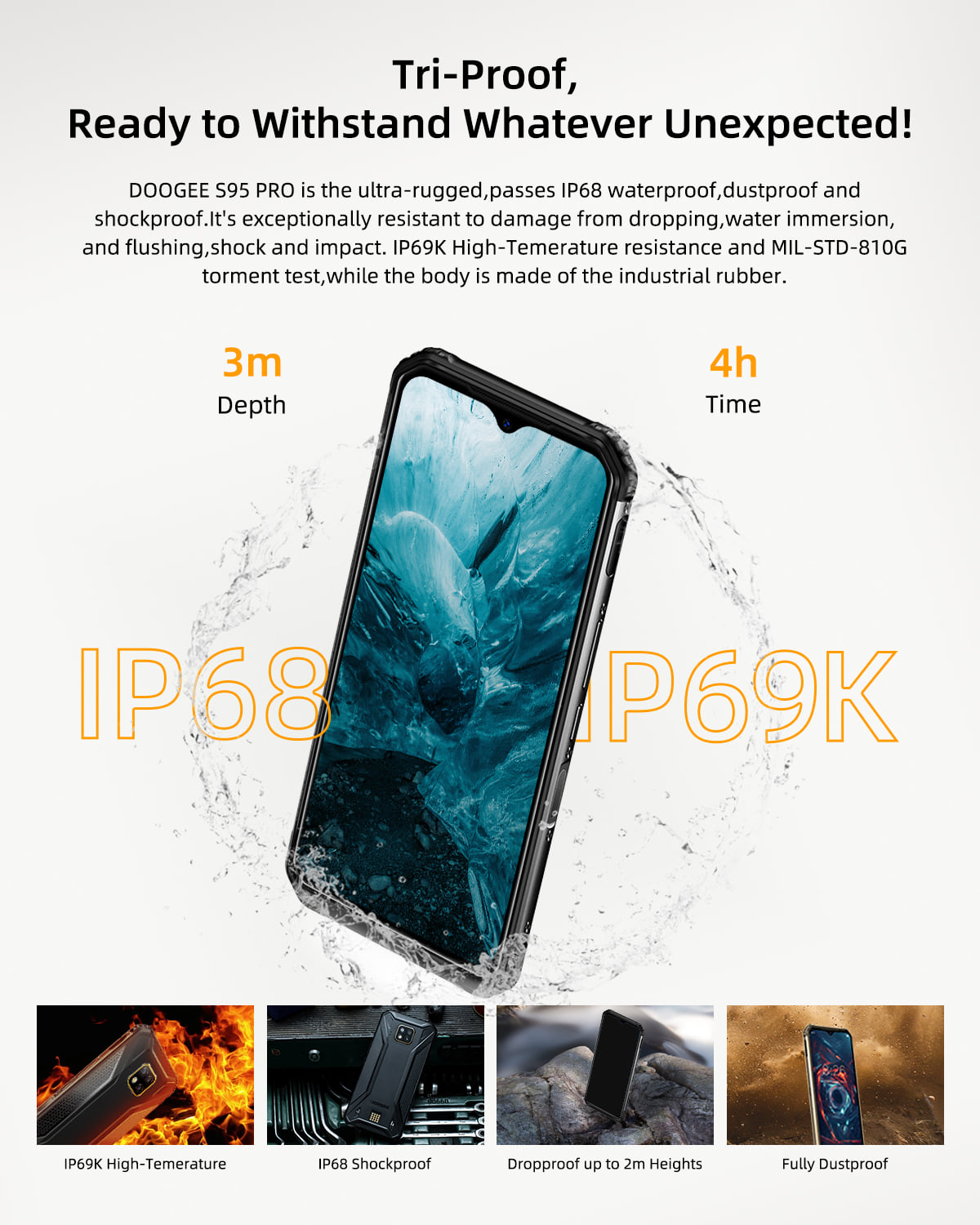 #DoogeeS95Pro World's top notch rugged smartphone   