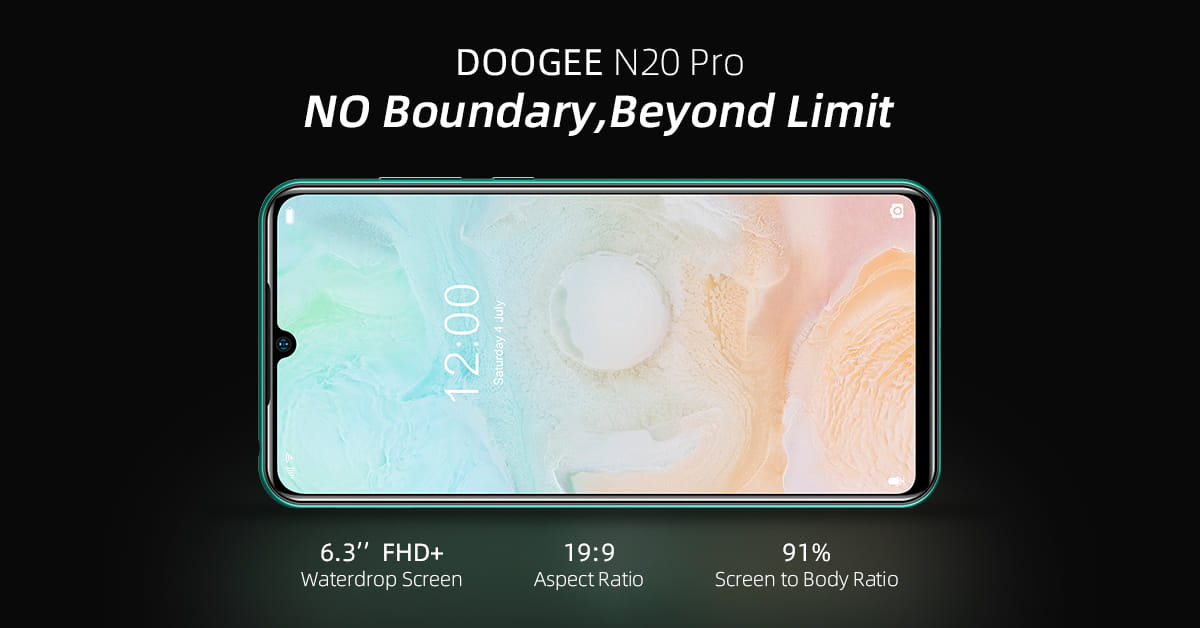 #DoogeeN20Pro adapts the ultra big display with elegant waterdrop screen. #NextFuture  #TheLightofGemstone 