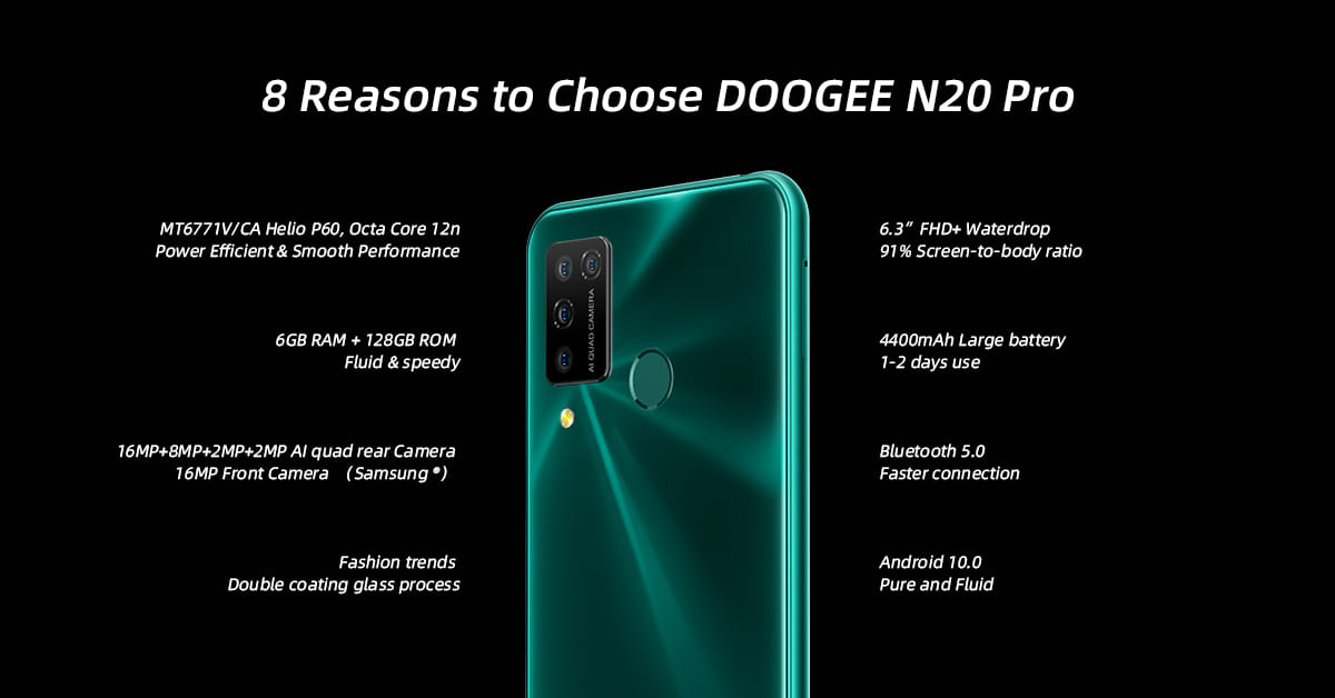 Good news, guys! #N20Pro will be officially pre-sold on www.tomtop.com on August 1st!#NextFuture  #TheLightofGemstone Don't miss it.Let's take a look at all the highlights of N20 Pro!