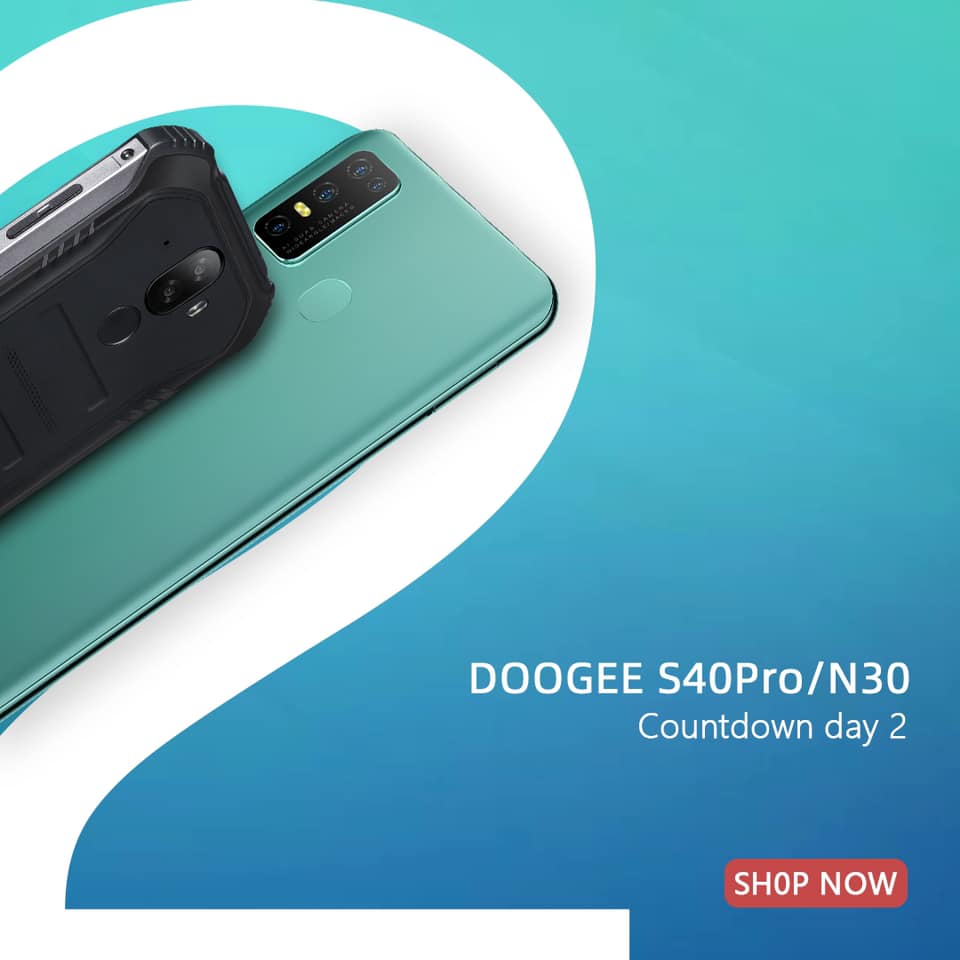 💥💥💥The last 2 days! ! ! The exciting moment is coming! 📲 New products #DOOGEE N30 and #DOOGEE S40PRO will be launched soon. 💕💕Please keep following us. 🔥🔥🔥Global pre-sale at $99.99 on 9.28📅