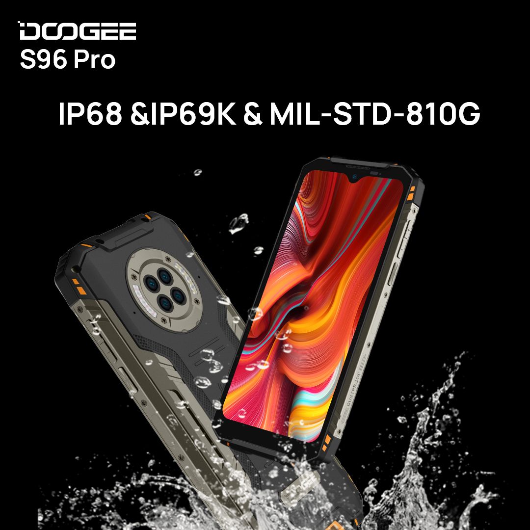 👉DOOGEE S96 PRO it's a truly robust phone. Its rugged credentials include MIL-SPEC-810G, IP68 & IP69K water,🥶 dust and drop proof resistance tested on concrete from up to 1.5 meters,🤗 and a Corning® Gorilla® Glass Screen.📱 🇮🇹 ITALY  👉 www.tomtop.com 