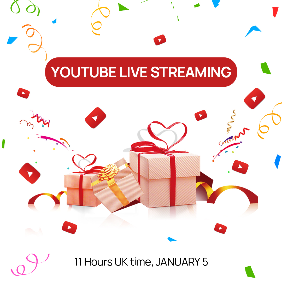 11 Hours UK time, 5 January we will have a Youtube #livestream. We will #giveaway free gifts. Don't miss it.👋 Join us👉 www.tomtop.com