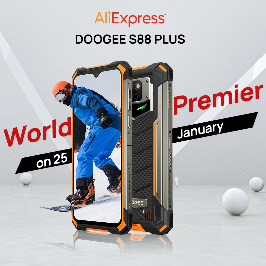 WOW! Our #DOOGEE_S88PLUS is coming on 25 January! 🤩 Let's use it to empower our 2021!😎🤑 Add to cart  👉 www.tomtop.com