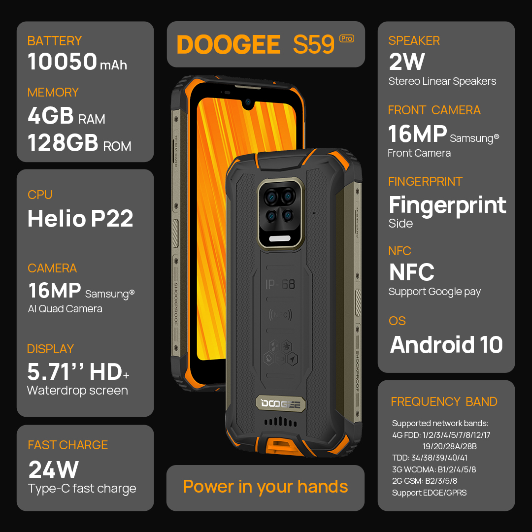 Tomorrow it's our #DOOGEE_S59PRO Global launch day