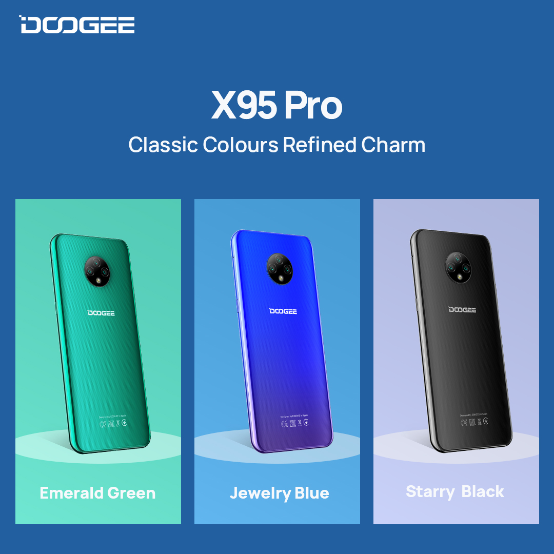 DOOGEE X95 PRO exudes sophistication and elegance through a confident and minimalist design.😍 Learn more 👉 www.tomtop.com