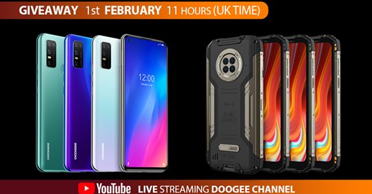 New #Giveaway on February 1st and 6 #smartphones will be given away. 