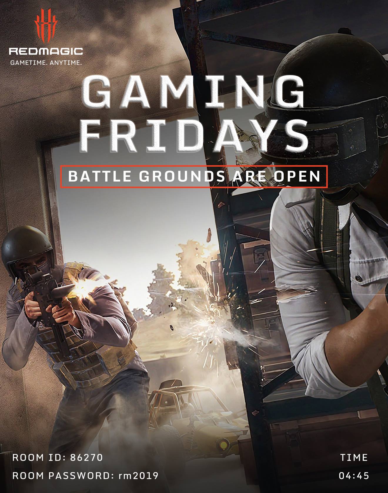 Your game, your victory!  Gaming Fridays are back! Join us for a friendly match in 10 minutes.  Room number: 86270...