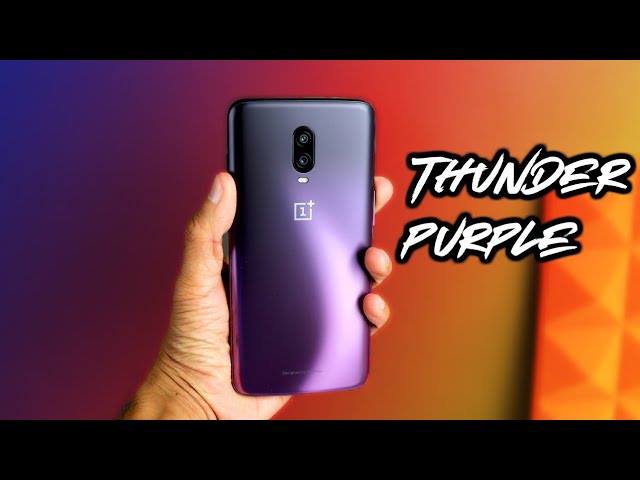 OnePlus 6T Thunder Purple Unboxing 