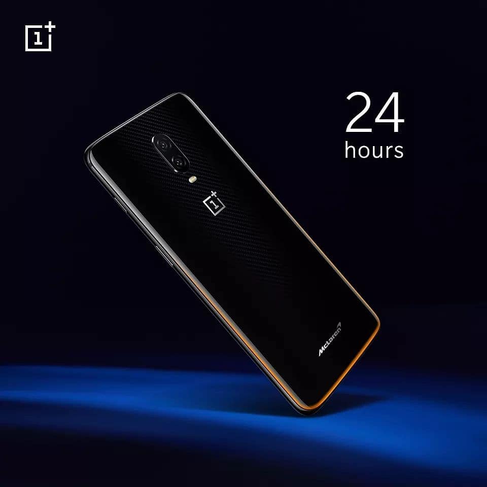 24 Hours to go. The #OnePlus6T McLaren Edition will be available starting tomorrow! #SalutetoSpeed www.tomtop.com Get $20 OnePlus voucher (coupon €/£/1000?)on Accessories