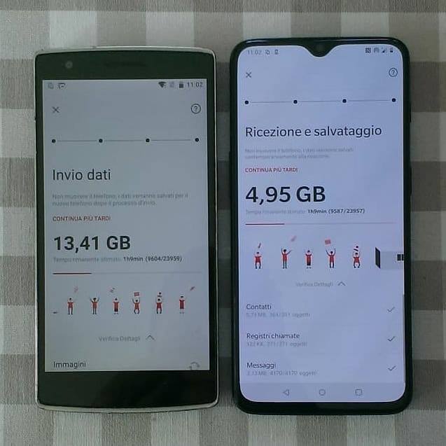 OnePlus switch fast and safe transfer data from old to new OnePlus phone Follow @one.plus.fans