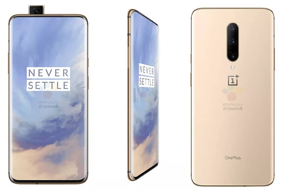 The OnePlus 7 Pro just leaked in Almond! Extra renders of the Nebula Blue & Mirror Grey colors have appeared too!🔥🔥 📸credits @phonearena Follow @one.plus.fans...