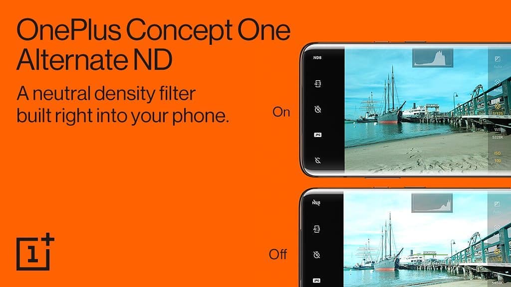 A vision for the future of mobile photography, the #OnePlusConceptOne's ND filter reduces bright spots with a tap so you can capture that perfect shot. Follow @oneplus.global.fans