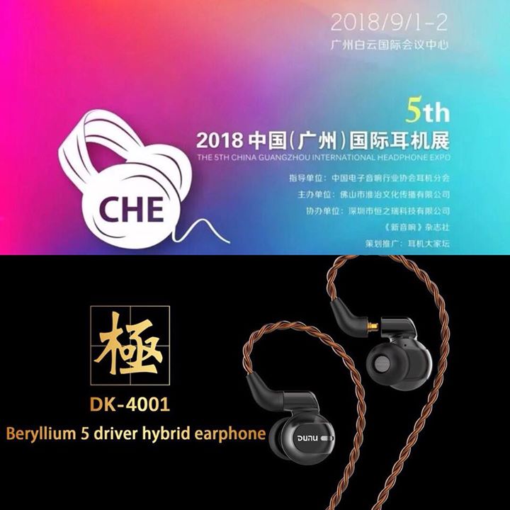 We have the honor to attend and present our fans the newest flagship DK4001 here at the 5th China Guangzhou International Headphone Expo!