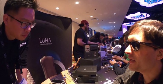 Charles, a showgoer at CanJam NYC 2020, recorded his experience trying out the LUNA! 