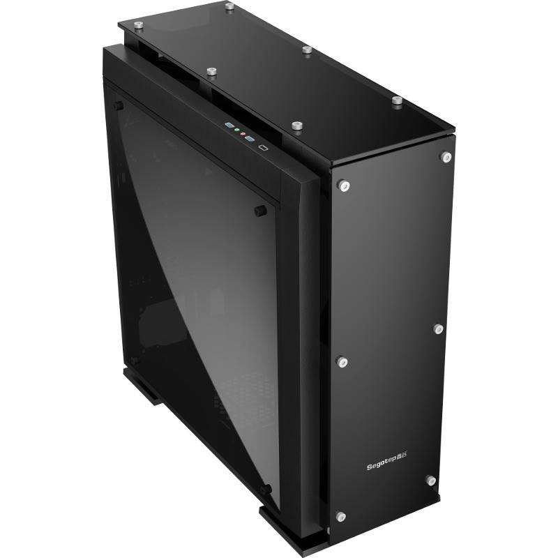 Segotep  T5 Black - SECC Steel EATX Mid Tower;