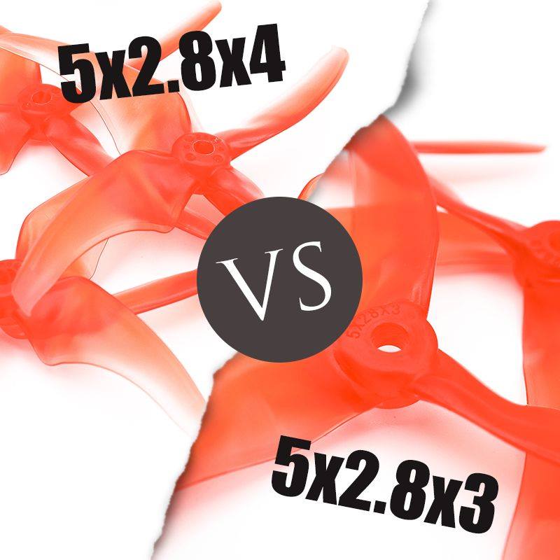 Which prop do you think is better? Why? -5x2.8x3 is the baseline prop. If you 