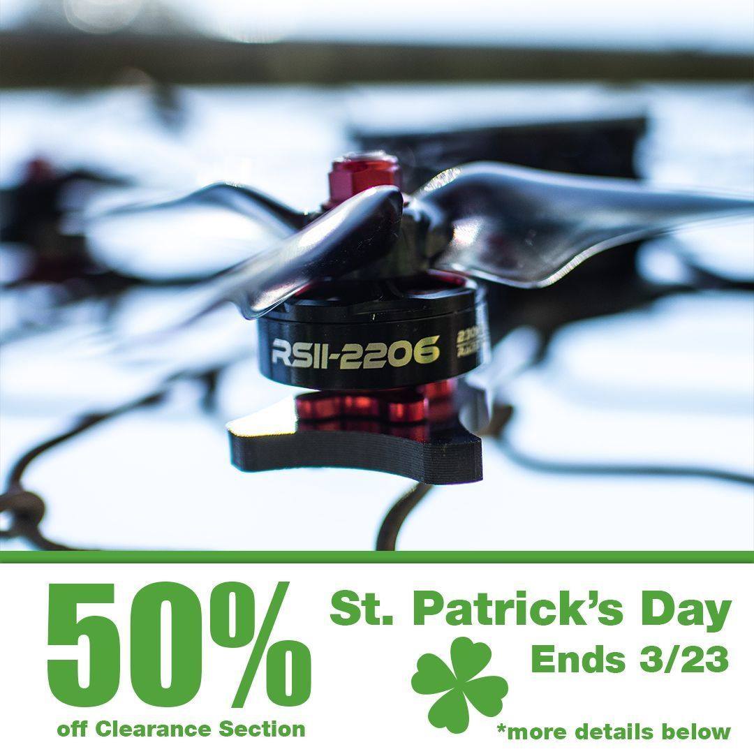 For St. Patrick's Day, we are having a week long sale until the 23rd with MASSIVE savings!