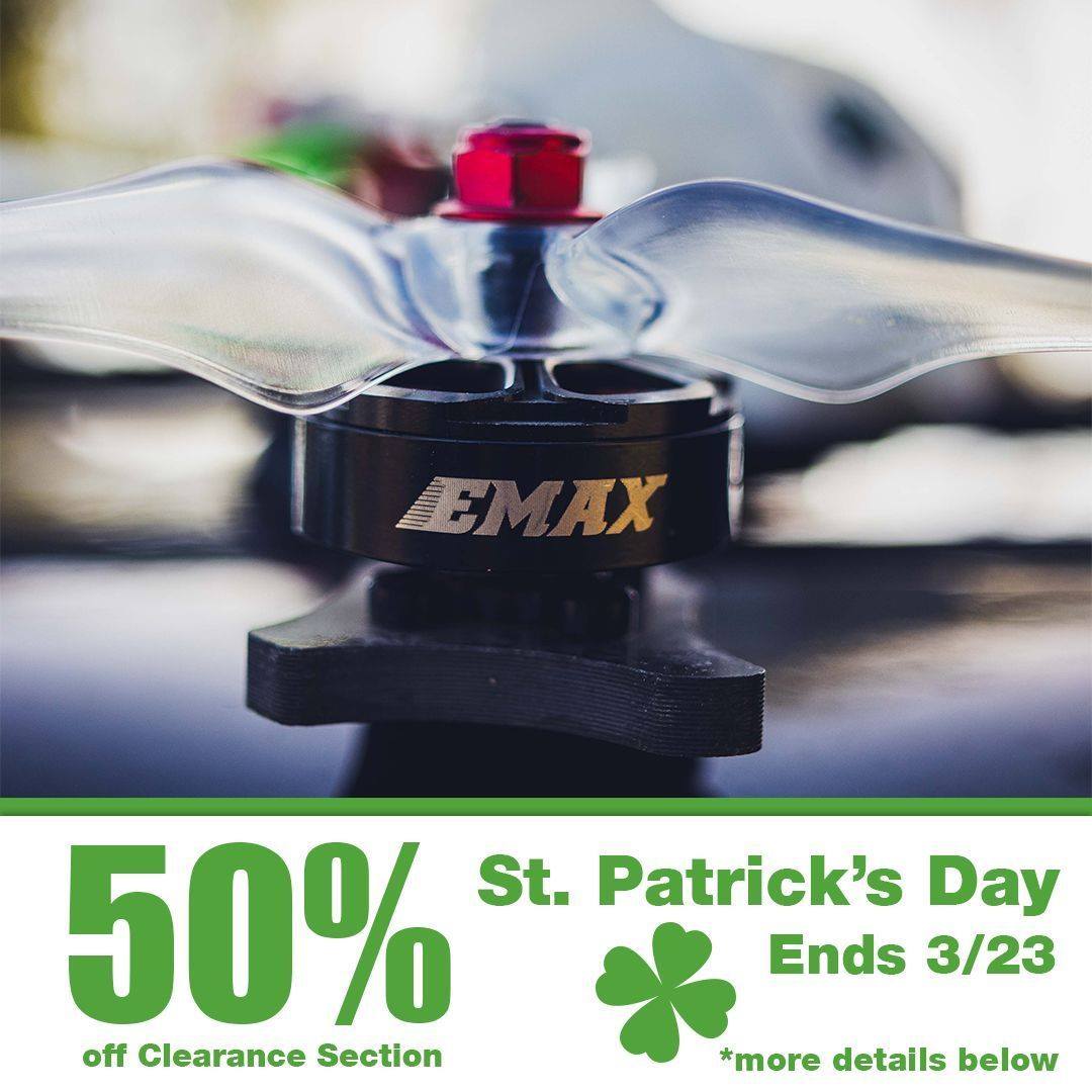 For St. Patrick's Day, we are having a week long sale until the 23rd with MASSIVE savings!