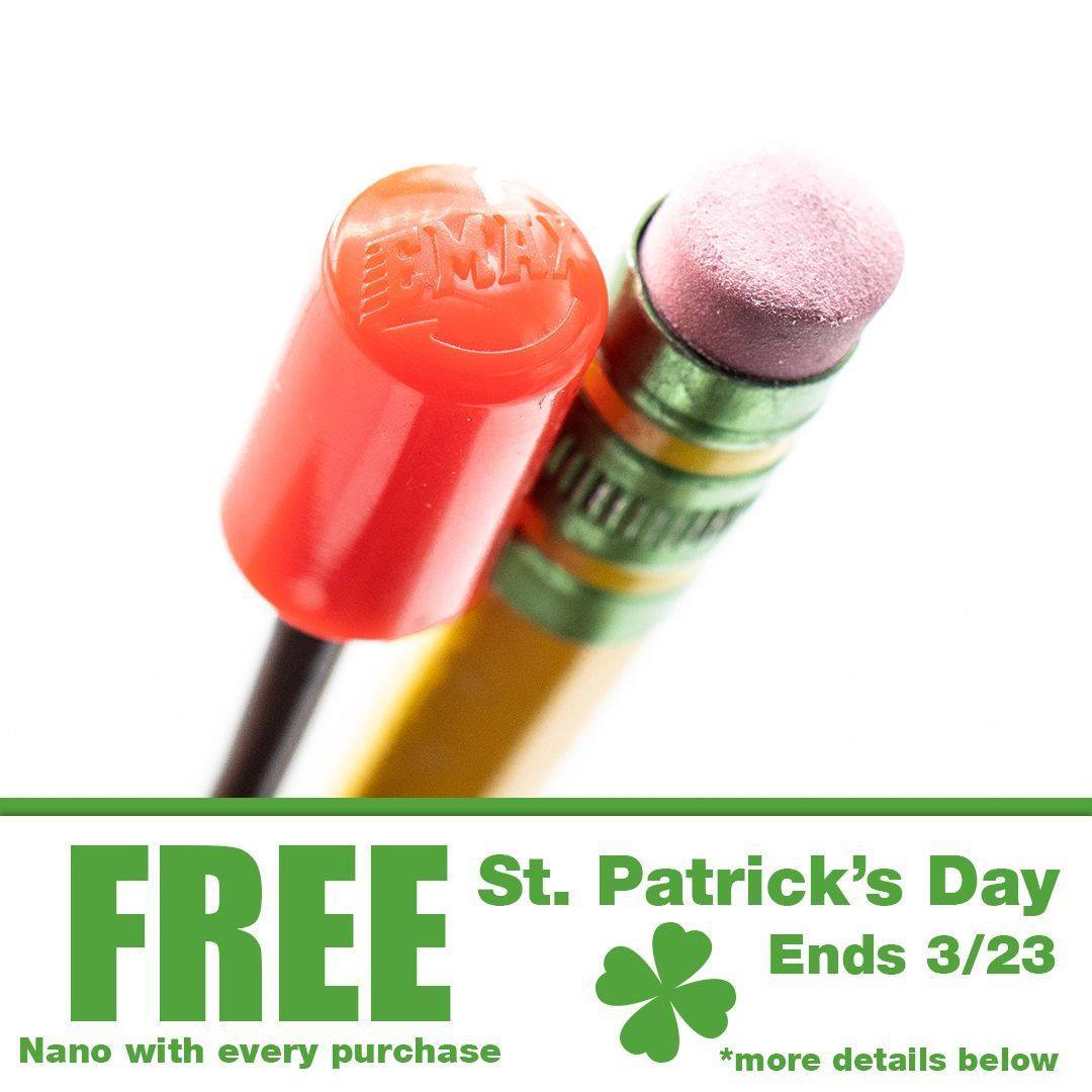 For St. Patrick's Day, we are having a week long sale until the 23rd with MASSIVE savings!