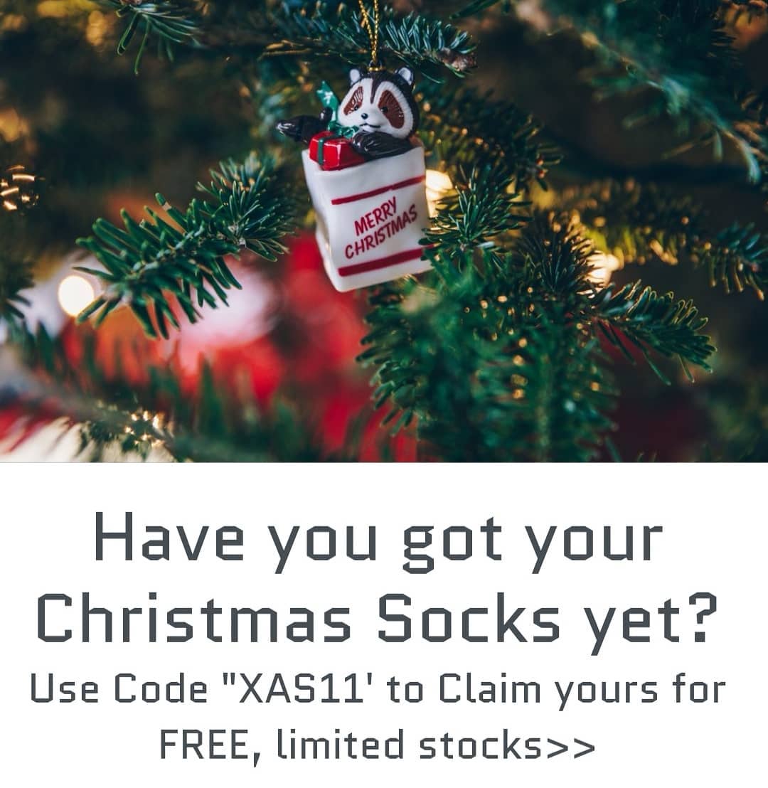 Visit www.santic.com.au and follow the main banner to claim your free Christmas socks, we appreciate your support in the year about to pass as a Santic Style Rider and wish you a merry Christmas. *Only when stocks last.